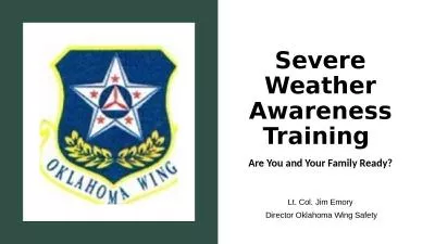 Severe Weather Awareness Training