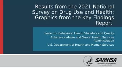 Results from the 2021 National Survey on Drug Use and Health: Graphics from the Key Findings