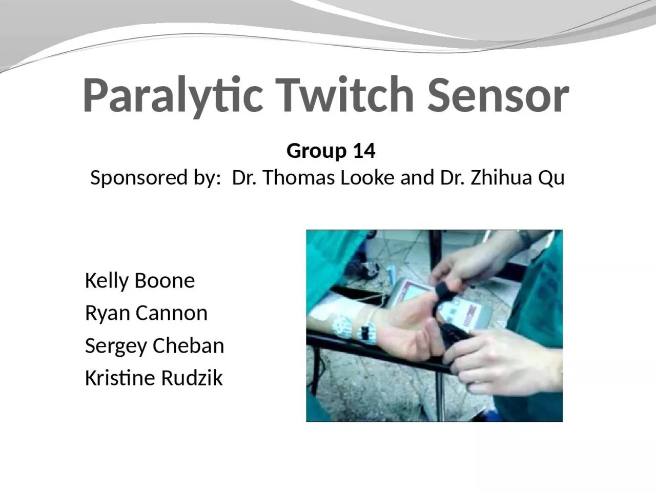 PPT-Paralytic Twitch Sensor Group 14