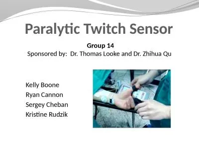 Paralytic Twitch Sensor Group 14