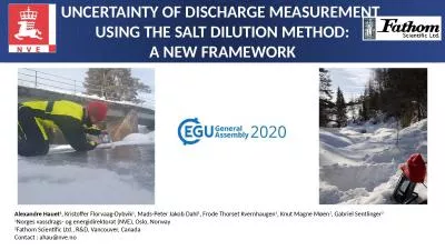 Uncertainty of discharge measurement