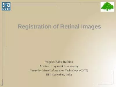 Registration of Retinal Images