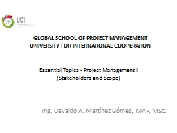 GLOBAL SCHOOL OF PROJECT MANAGEMENT