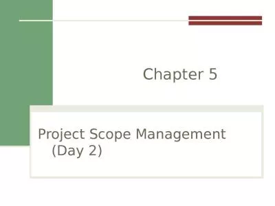 Project  Scope  Management