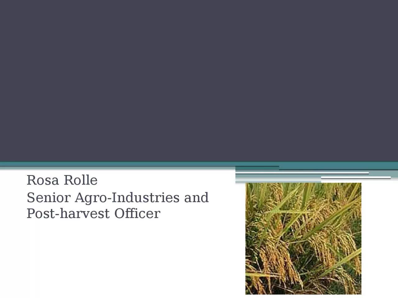 PPT-Post-harvest Losses, Technology, and Value Addition