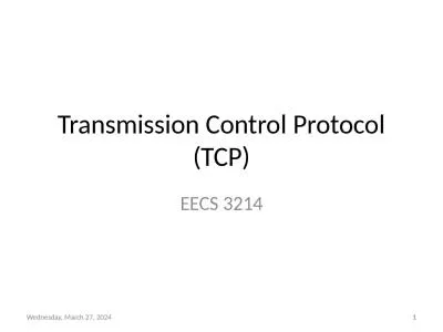 1 Transmission Control Protocol (TCP)