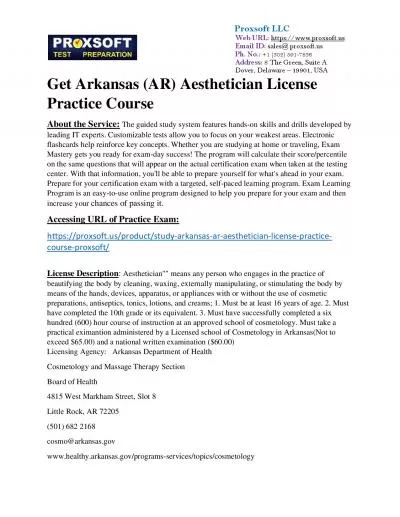 Get Arkansas (AR) Aesthetician License Practice Course