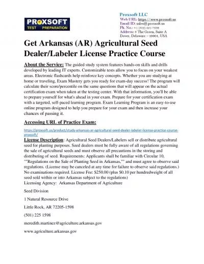 Get Arkansas (AR) Agricultural Seed Dealer/Labeler License Practice Course