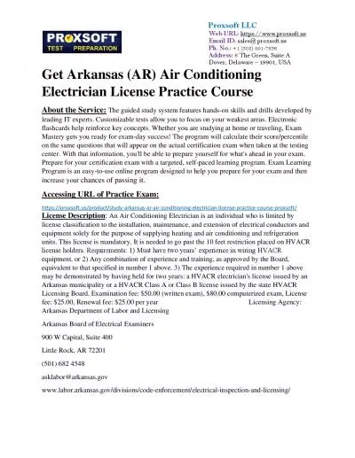 Get Arkansas (AR) Air Conditioning Electrician License Practice Course