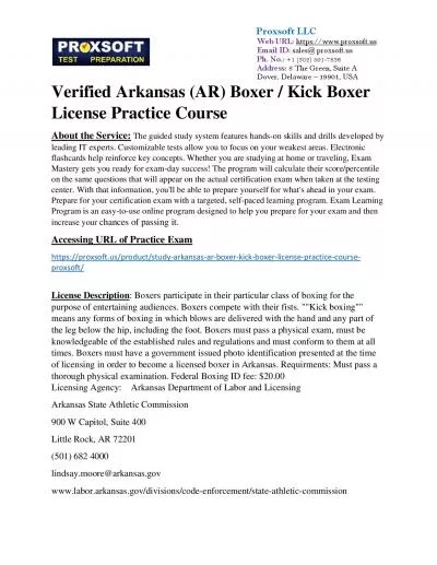 Verified Arkansas (AR) Boxer / Kick Boxer License Practice Course