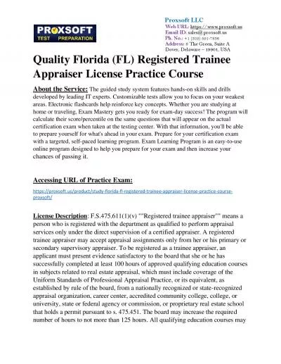 Quality Florida (FL) Registered Tank Lining Applicator License Practice Course