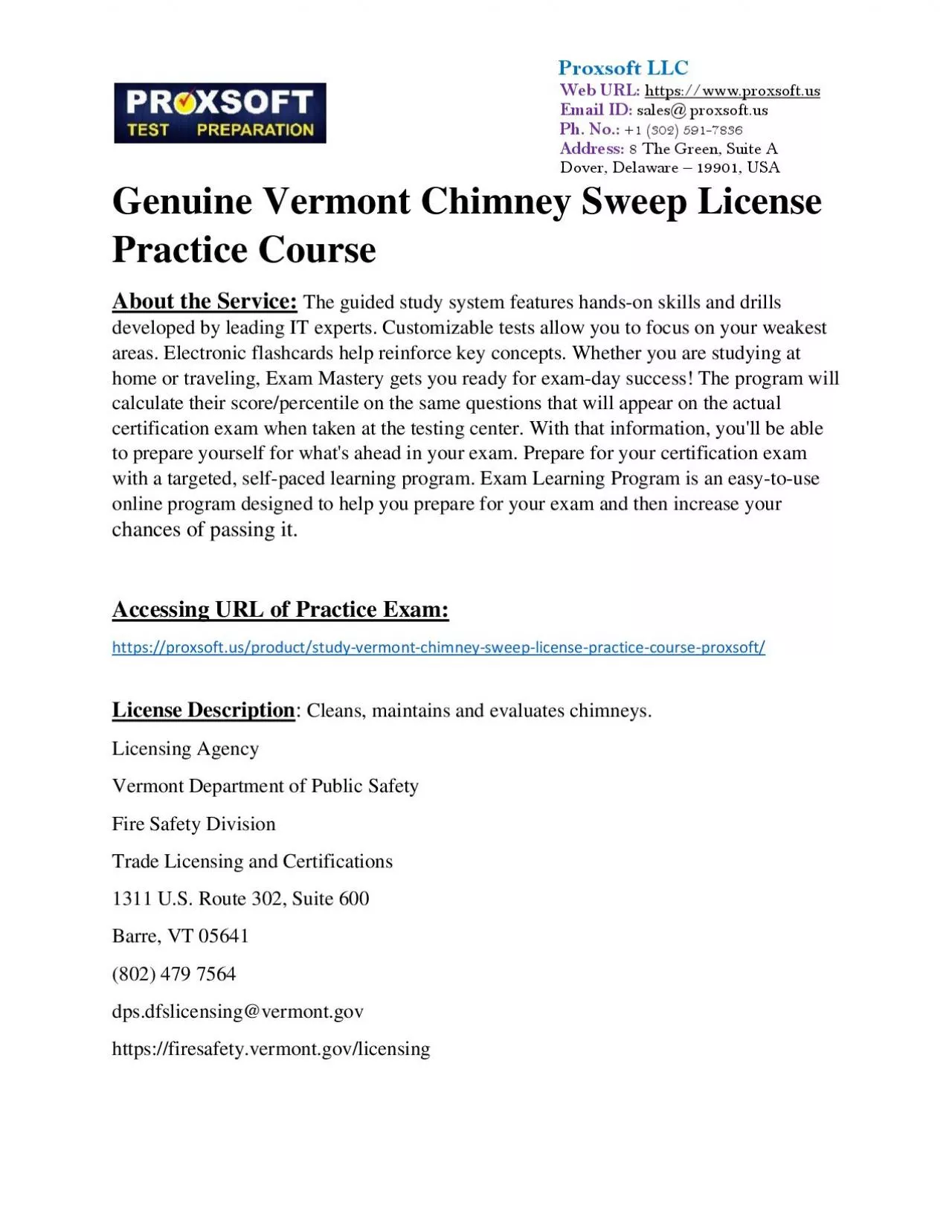 PDF-Genuine Vermont Chimney Sweep License Practice Course