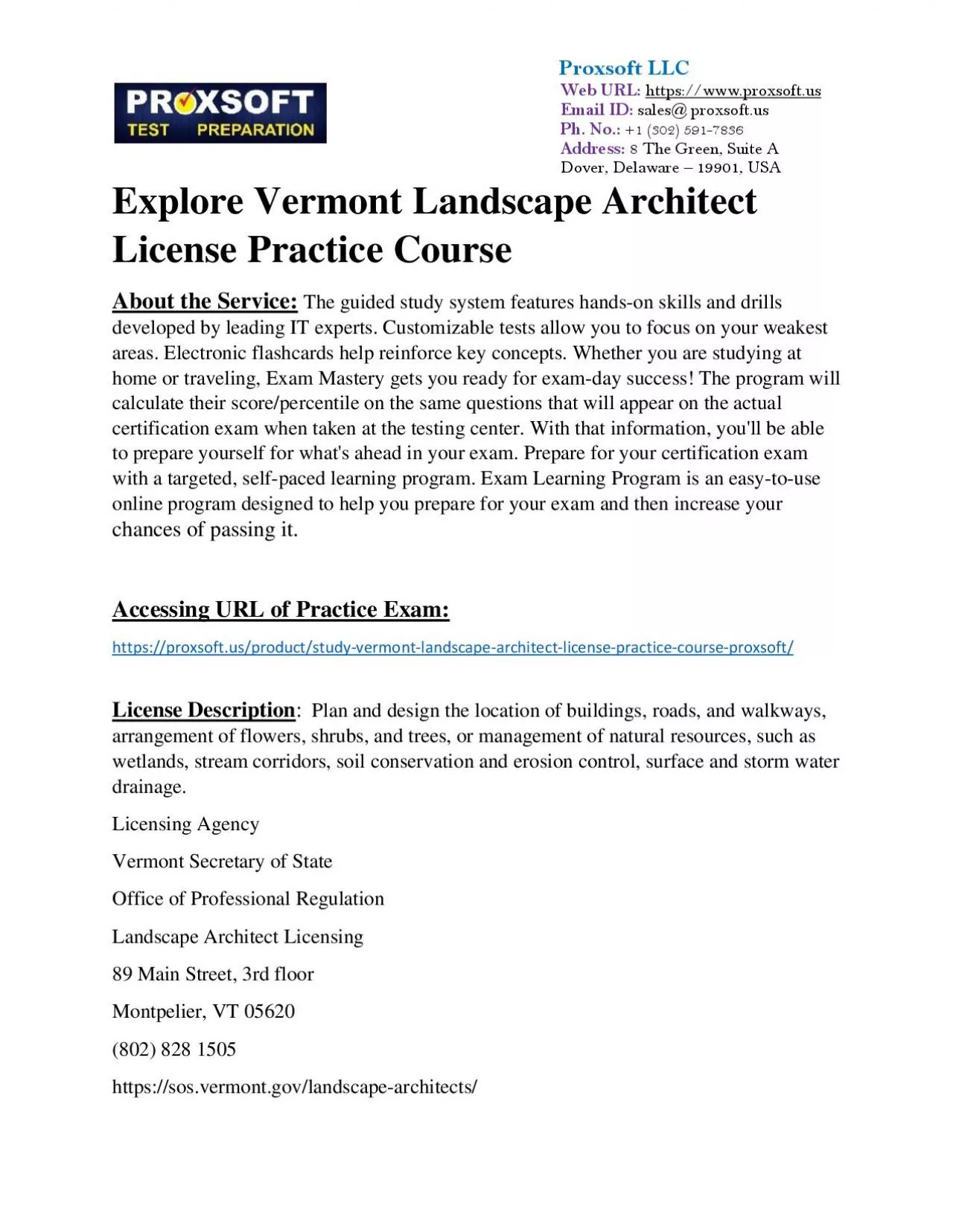 PDF-Explore Vermont Landscape Architect License Practice Course