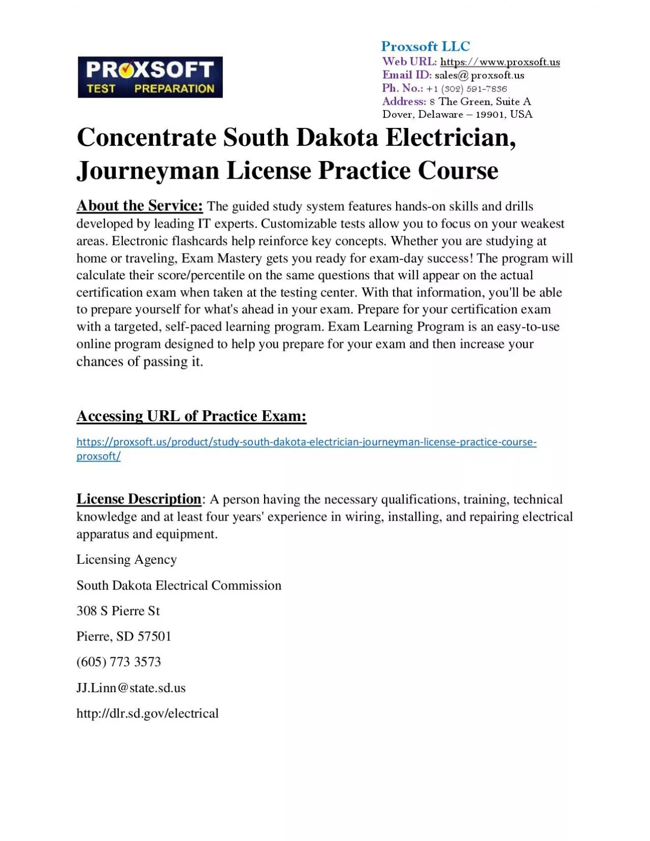 PDF-Concentrate South Dakota Electrician, Journeyman License Practice Course