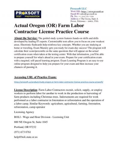 Actual Oregon (OR) Event Officials License Practice Course