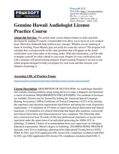 Genuine Hawaii Barber License Practice Course