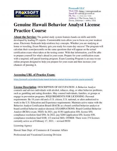 Genuine Hawaii Beauty Instructor License Practice Course