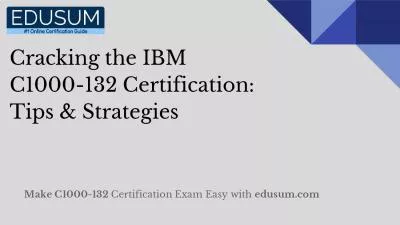 Cracking the IBM C1000-132 Certification: Tips & Strategies