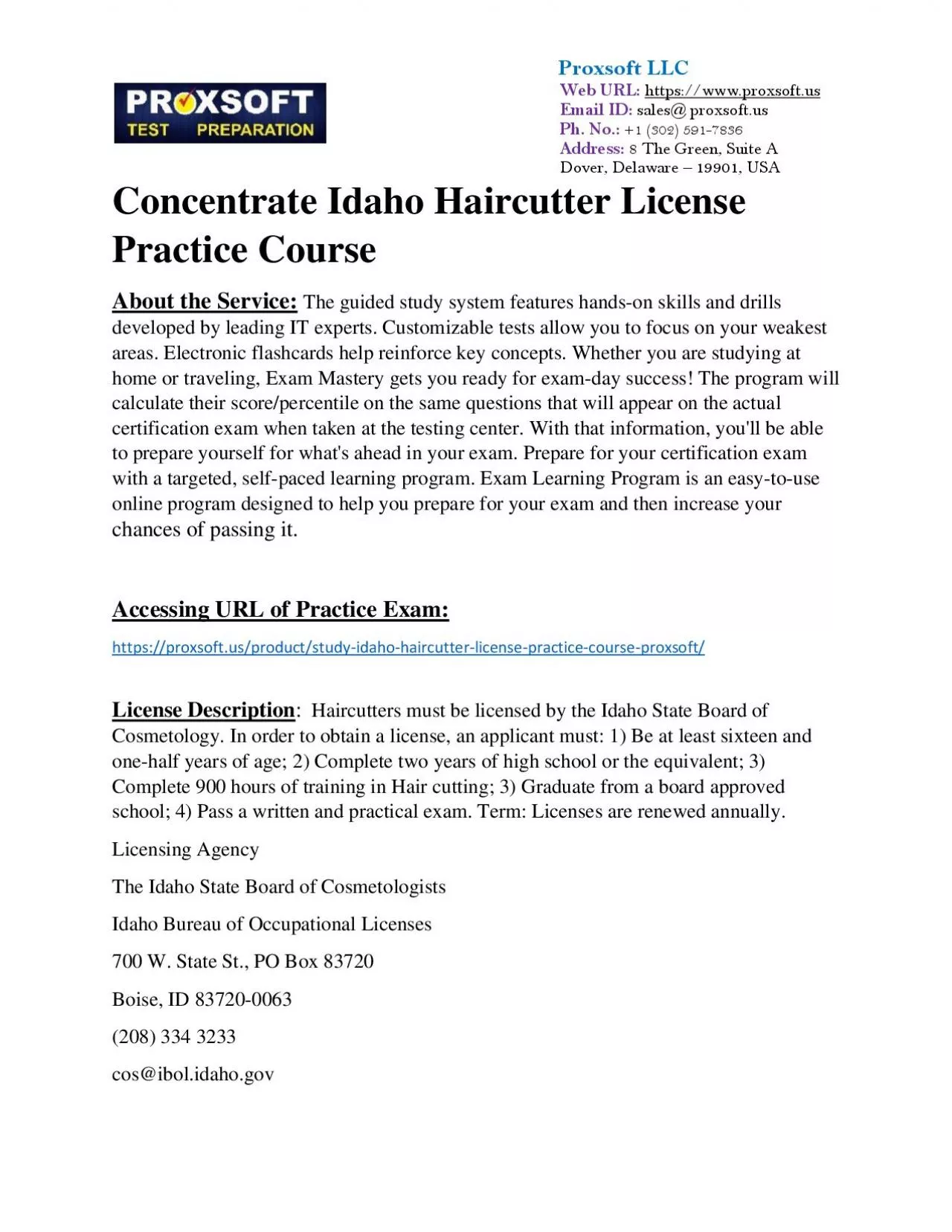 PDF-Concentrate Idaho Haircutter License Practice Course