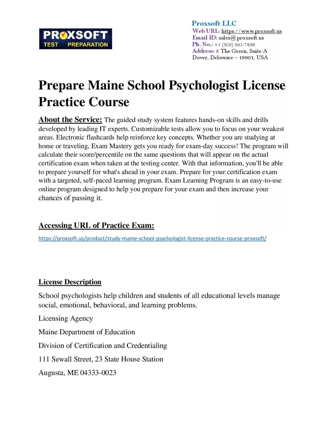 PDF-Prepare Maine School Psychologist License Practice Course