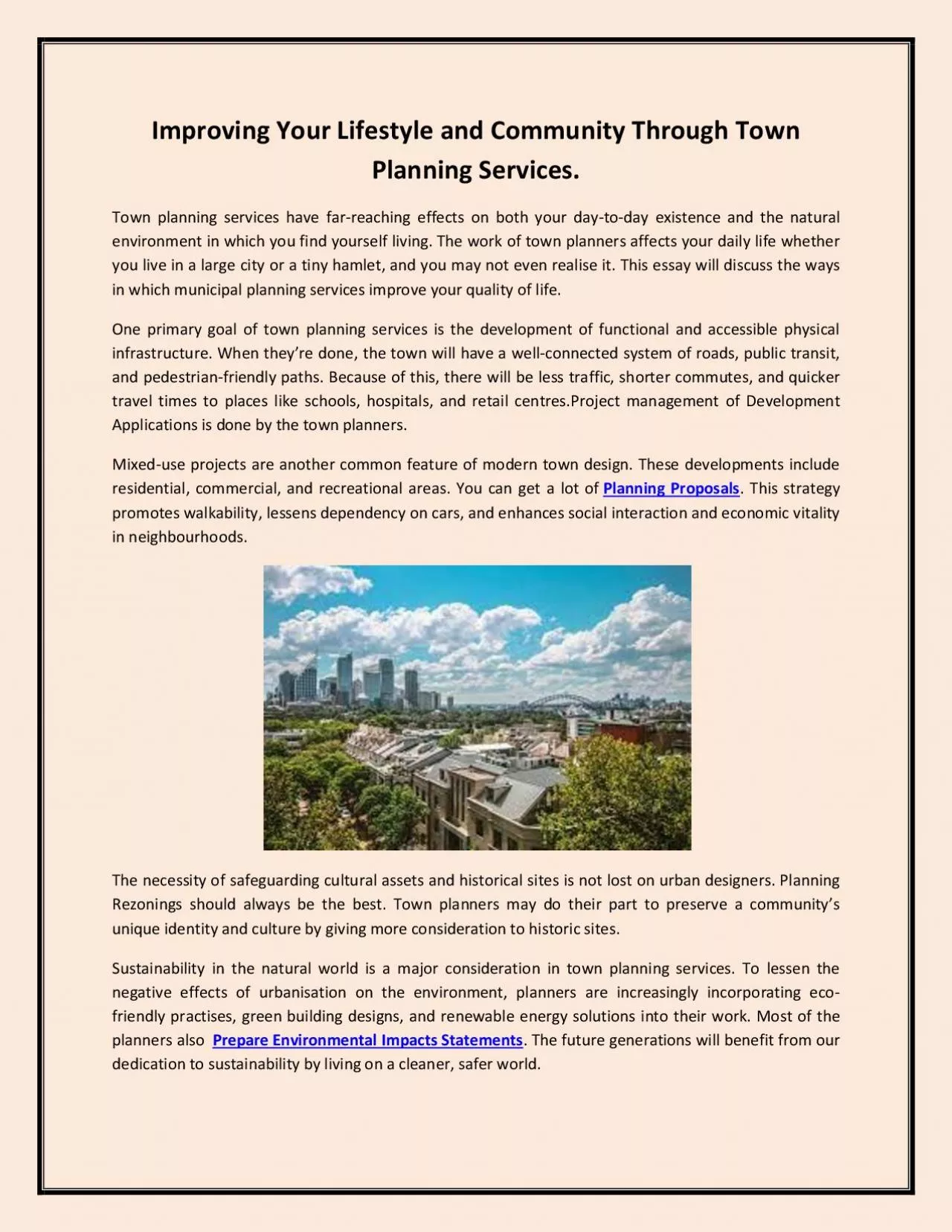 PDF-Improving Your Lifestyle and Community Through Town Planning Services.