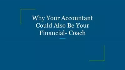 Why Your Accountant Could Also Be Your Financial Coach