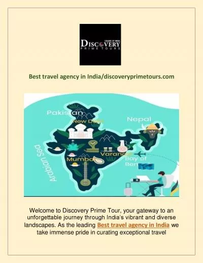 Best travel agency in India/discoveryprimetours.com