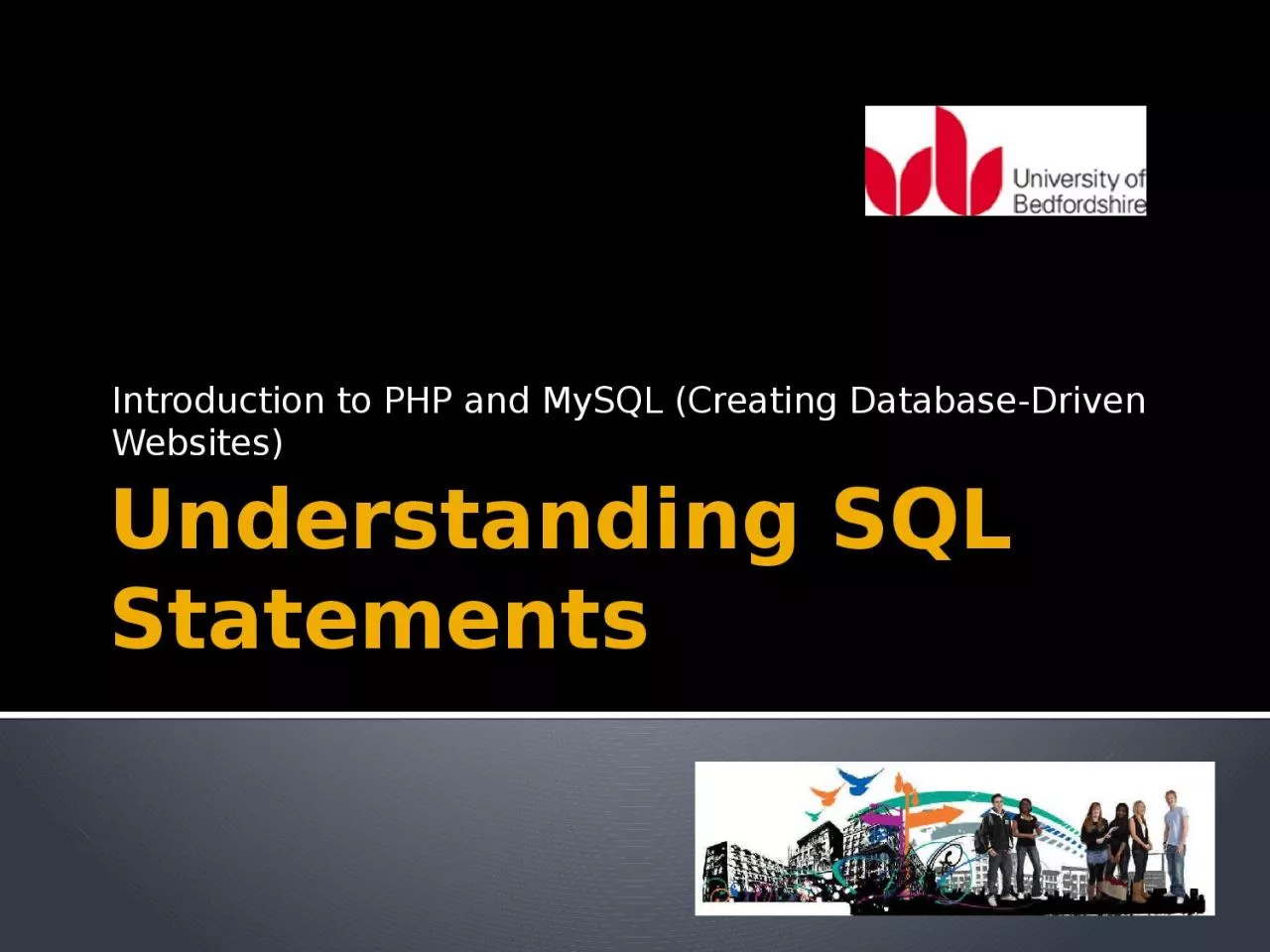 PPT-Understanding SQL Statements