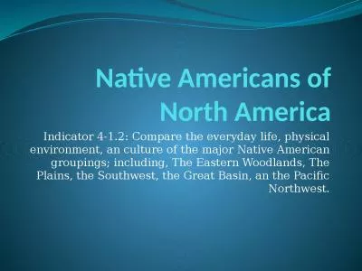 Native Americans of North America