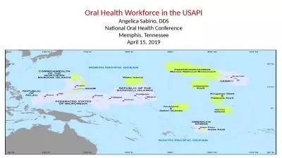 Oral Health Workforce in the USAPI