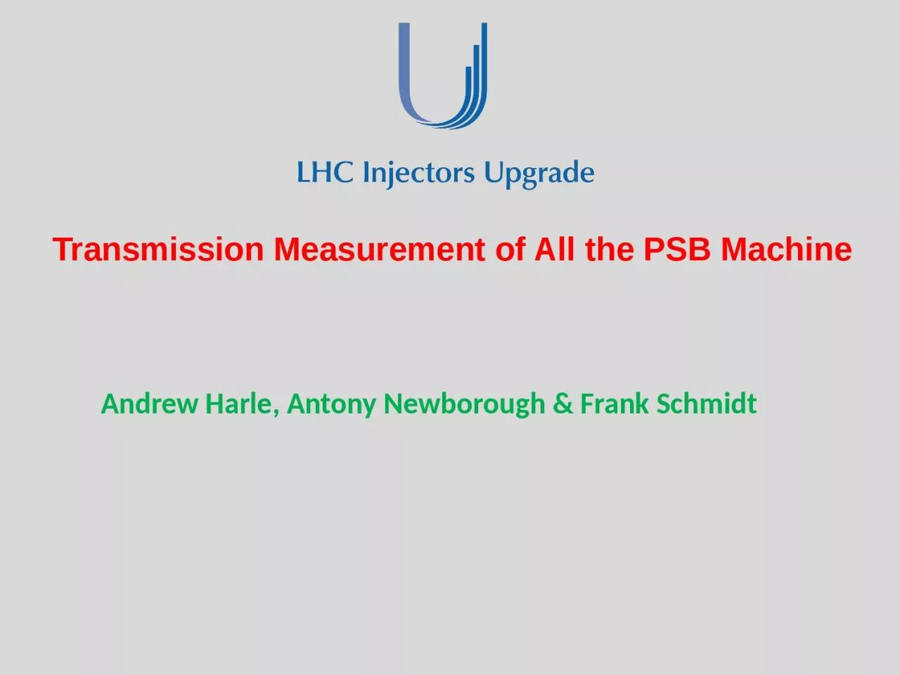 PPT-Transmission Measurement of All the PSB Machine