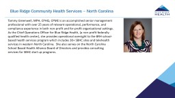 Blue Ridge Community Health Services – North Carolina