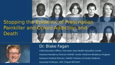 Dr. Blake Fagan Chief Education