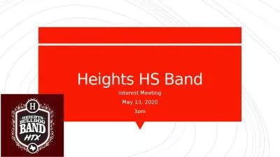 Heights  HS  Band Interest