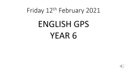 PPT-Friday 12 th February 2021