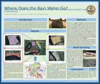 Where Does the Rain Water Go?