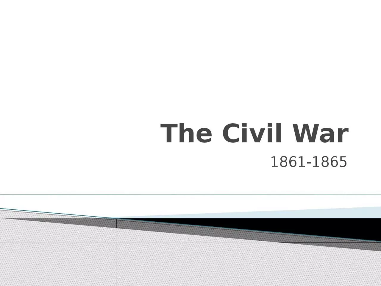 PPT-The Civil War 1861-1865 Democrats