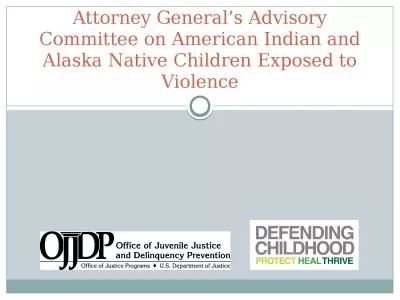 Attorney General’s Advisory Committee on American Indian and Alaska Native Children