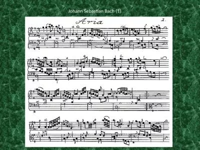 Johann Sebastian Bach (1)