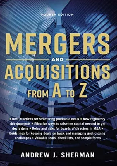 READ [PDF] Mergers and Acquisitions from A to Z