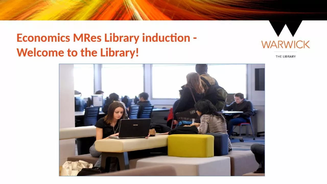 PPT-Economics MRes Library