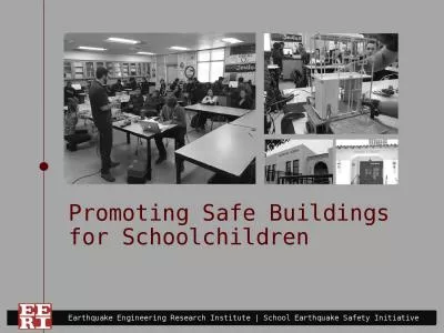 P romoting Safe Buildings for Schoolchildren