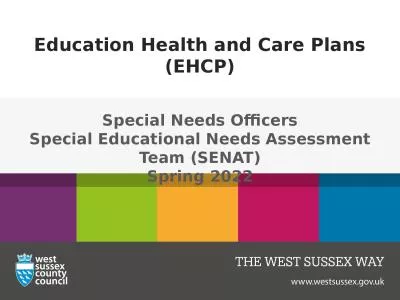 Education Health and Care Plans (EHCP)