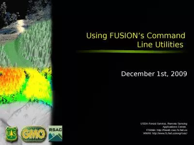 USDA Forest Service, Remote Sensing Applications Center,