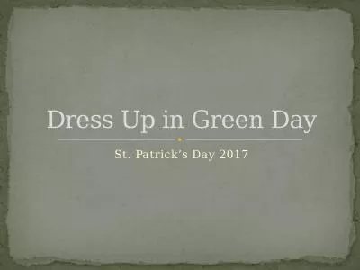 St. Patrick’s Day 2017