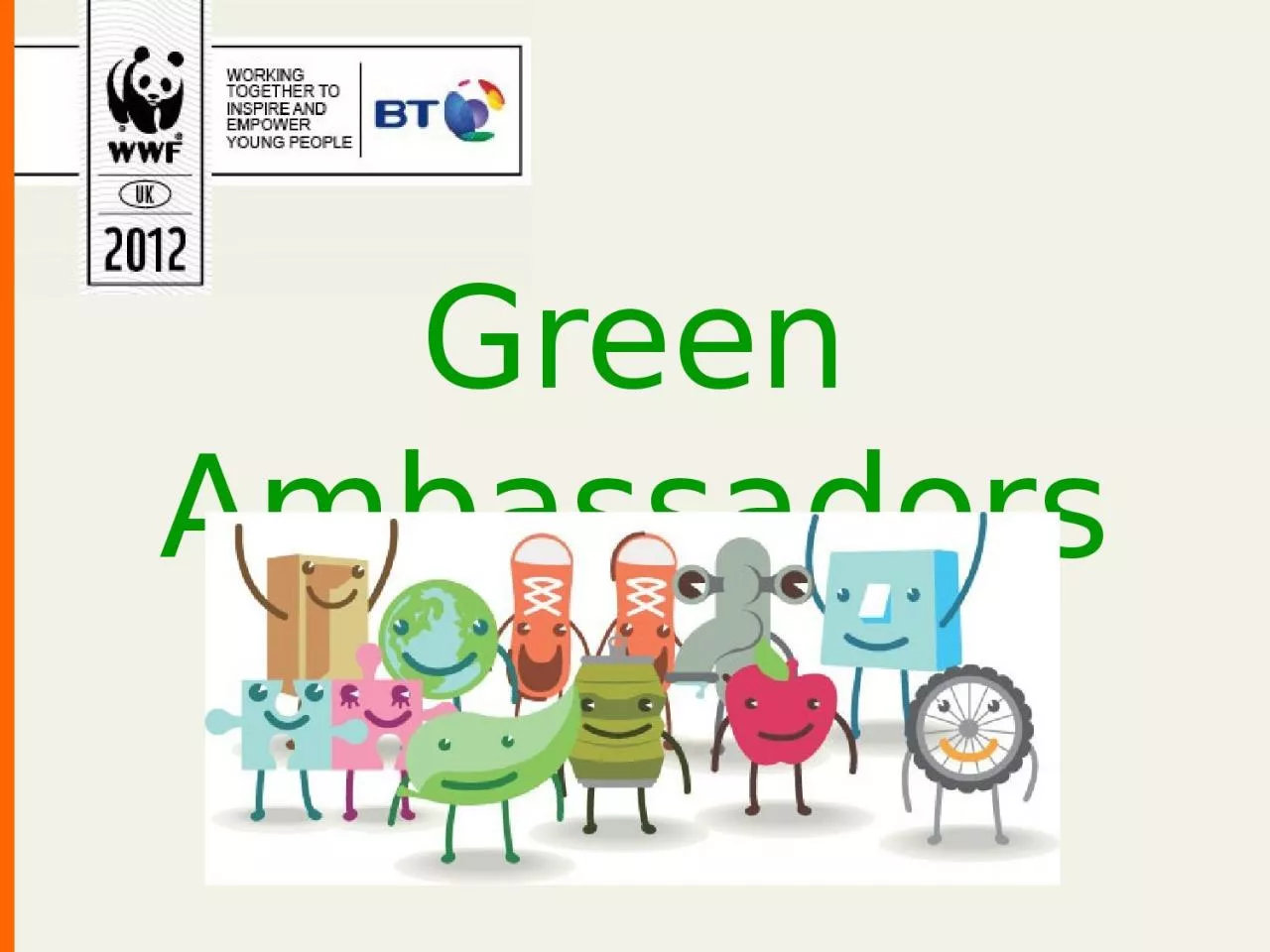 PPT-Green Ambassadors 50 years old