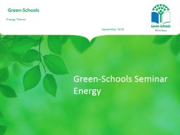 Green-Schools Energy Theme