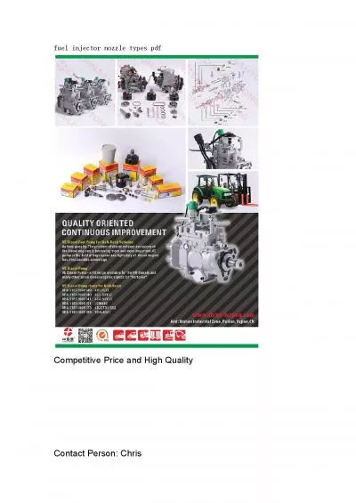 fuel injector nozzle types pdf