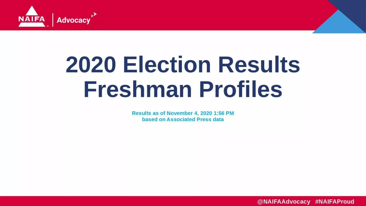 PPT-2020 Election Results Freshman Profiles