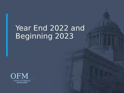 Year End 2022 and Beginning 2023